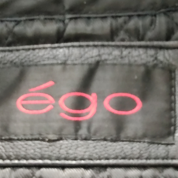 Vintage EGO Black Leather, Front Buttons, Fully Removable Lining Women's Jacket - Picture 6 of 10